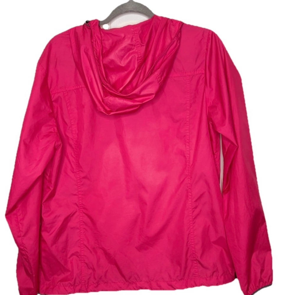 Cabela's Womens Pink Long Sleeve Hooded Full Zip Windbreaker Jacket Size Medium - Picture 3 of 3